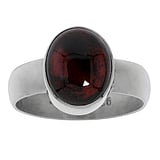 Silver ring with stones Silver 925 Garnet