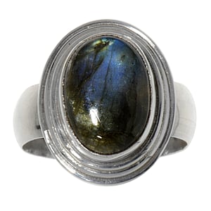 Anello con pietra Argento 925 Labradorite