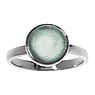 Silver ring with stones Silver 925 Aqua chalcedony