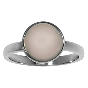 Bague en argent avec pierre Argent 925 Quartz rose