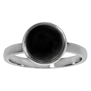 Silver ring with stones Silver 925 Black onyx
