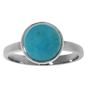 Bague en argent avec pierre Argent 925 Turquoise