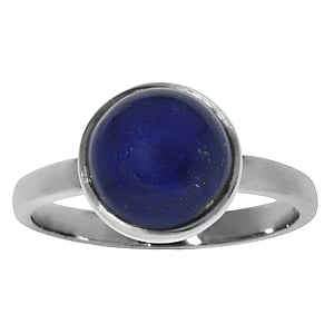 stenen-ring Zilver 925 Lapis lazuli