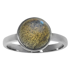 Silver ring with stones Silver 925 Labradorite