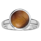 Silver ring with stones Silver 925 Tigers eye
