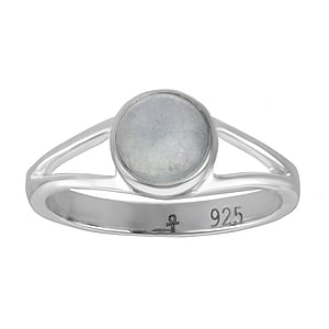 stenen-ring Zilver 925 Blauwe kwarts
