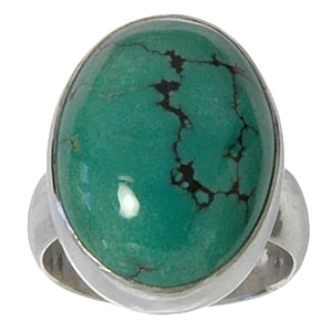 Silver ring with stones Silver 925 Turquoise