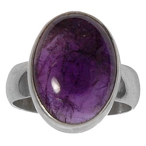 Silver ring with stones Silver 925 Amethyst