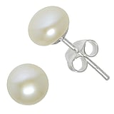 Silver ear studs Silver 925 Fresh water pearl