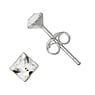 Silver ear studs Silver 925 Crystal