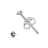 Silver ear studs Silver 925 Crystal