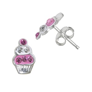 Kids earring Silver 925 Crystal