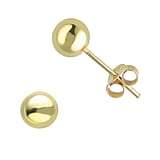 Silver ear studs Silver 925 Gold-plated