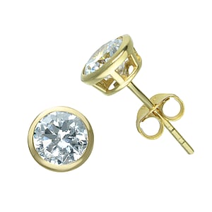 Silver ear studs Silver 925 zirconia