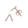 Silver ear studs Silver 925 Gold-plated