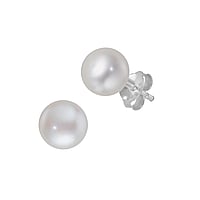 Ear studs out of Silver 925 with Fresh water pearl. Weight:2,0g.