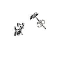 Boucles d'oreilles pour des enfants en Argent 925. Largeur:6,5mm.