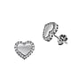 Pendientes de plata Plata 925 Cristal Corazn Amor