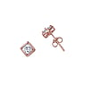 Silver ear studs Silver 925 zirconia