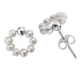 Silver earrings with pearls Silver 925 Fresh water pearl