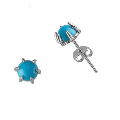 Dew Orecchini A Perno Argento Sterling – Foglia Geometrica – Gioielli In Argento 925 - 2
