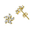 Silver ear studs Silver 925 zirconia