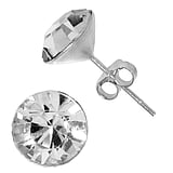 Silver ear studs Silver 925 Crystal