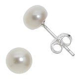 Silver ear studs Silver 925 Fresh water pearl