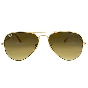 RAY BAN Sonnenbrille Messing Acrylglas Gold-Beschichtung (vergoldet)