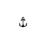 Fake Tattoo Color printed on paper Skin friendly adhesive Anchor rope ship