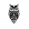 Fake Tattoo Color printed on paper Skin friendly adhesive Owl