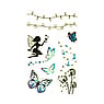 Fake Tattoo Color printed on paper Skin friendly adhesive Fairy Butterfly Flower