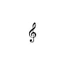 Fake Tattoo Color printed on paper Skin friendly adhesive Clef Music Guitar