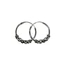 Tribal hoop earrings Silver 925 Tribal_pattern