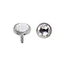 Piercing interne Titane Cristal