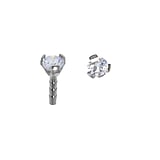 Piercing interne Titane Zircon