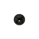 Piercing Titanio 1.6mm con Revestimiento PVD (negro). Rosca:1,6mm. brillante.
