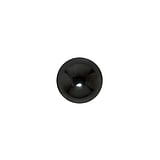 Piercing Titanio 1.6mm Titanio Revestimiento PVD (negro)