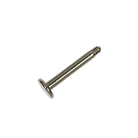 1.6mm Titanium piercing Thread:1,6mm. Shiny.