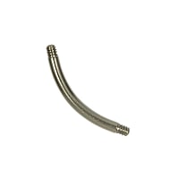 1.6mm Titan piercing uit Titanium. Schroefdraad:1,6mm. Glanzend.