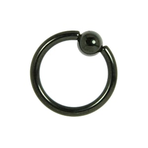 1.6mm Titan Piercing Titan PVD Beschichtung (schwarz)