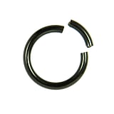 1.6mm Titan piercing Titanium PVD laag (zwart)