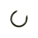 1.2mm Titane lment de piercing Titane Revtement PVD noir