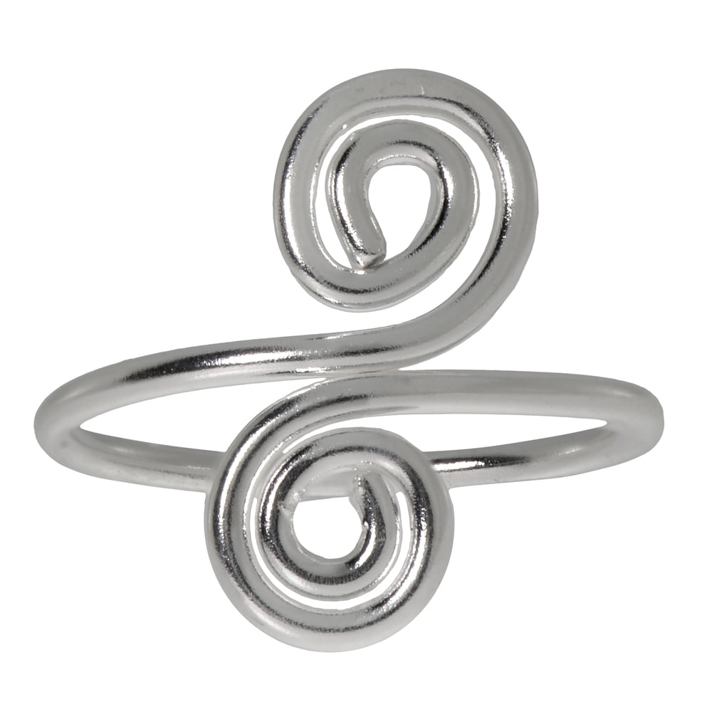 Bague spirale argent hotsell