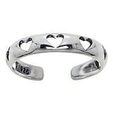 Zehenring Silber 925 Herz Liebe