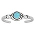 Stone toe ring Silver 925 Turquoise