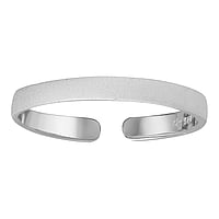 Bague de doigt de pied en Argent 925. Largeur:2,5mm. Flexibles pour senfiler et sajuster. plat.