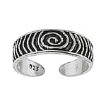 Toering out of Silver 925. Width:5,5mm. Bendable for adjustment and for wearing.  Spiral
