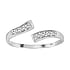 Stone toe ring Silver 925 Crystal