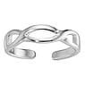 Bague de doigt de pied Argent 925 ternel Dragonne Infini